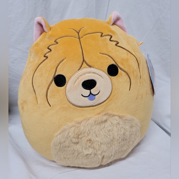 Original Squishmallows SANDRO 11" Ultra Rare Blue Tongue Chow Dog Soft Plush NWT - Picture 4 of 10